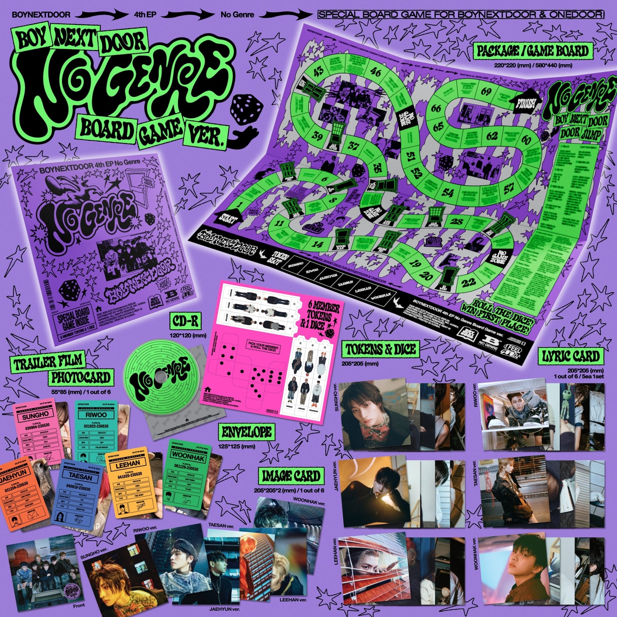 BOYNEXTDOOR 4th EP No Genre (Board Game Version) – album ( / / ) | HobiEgo