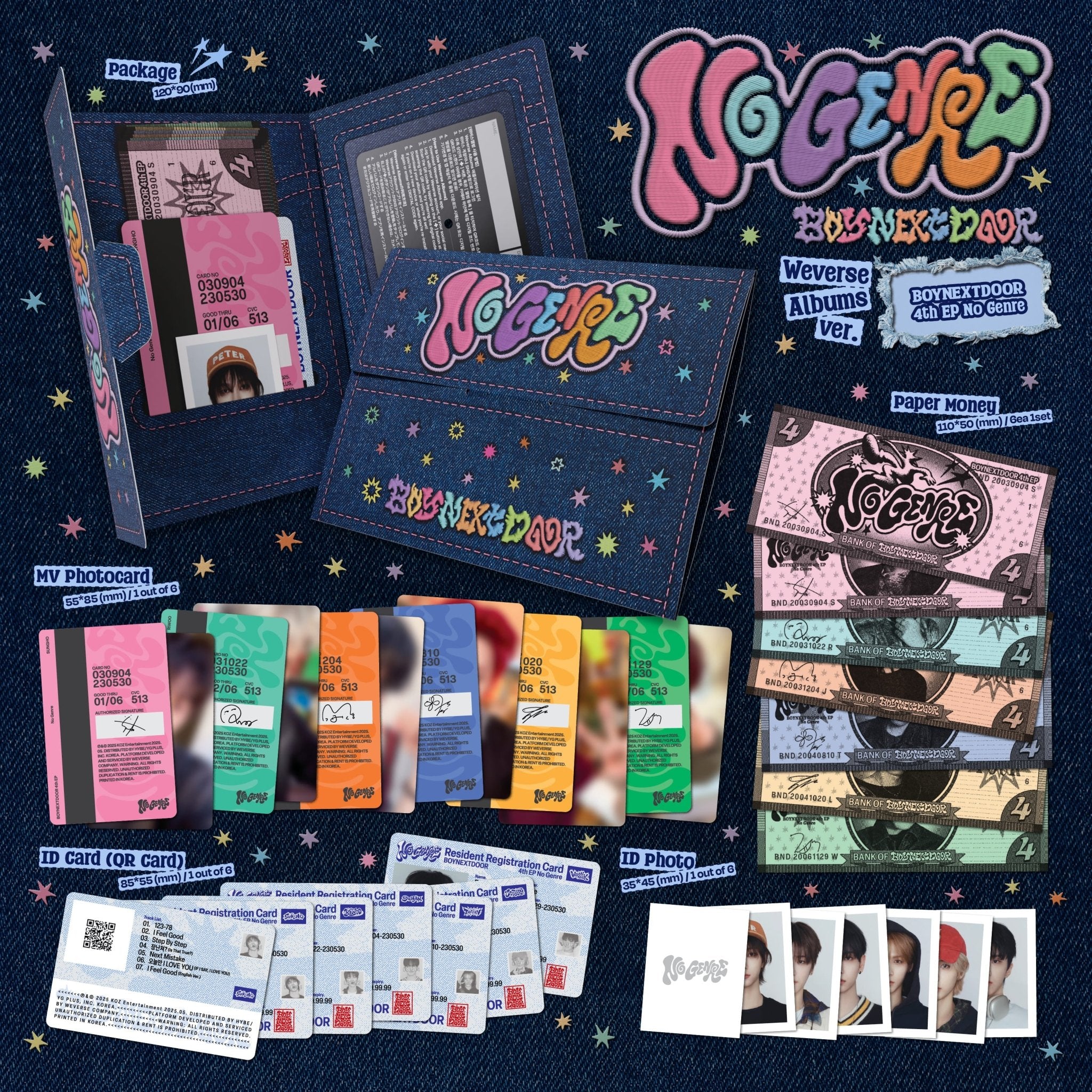 BOYNEXTDOOR 4th EP No Genre (Weverse Albums) – album ( / / ) | HobiEgo