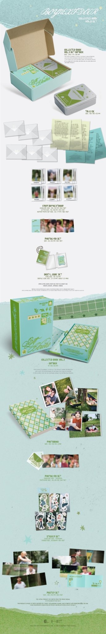 BOYNEXTDOOR Collected Book VOL.3 Set – album 8800357132315 ( / / ) | HobiEgo K - pop Shop