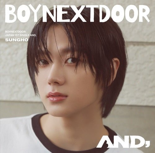 BOYNEXTDOOR Japan 1st Single AND, (Member Version) + POB Postcard – album (Sungho / / ) | HobiEgo