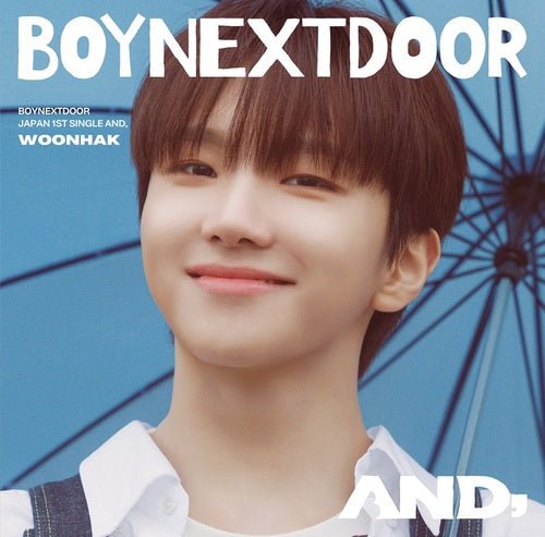 BOYNEXTDOOR Japan 1st Single AND, (Member Version) + POB Postcard – album (Woonhak / / ) | HobiEgo