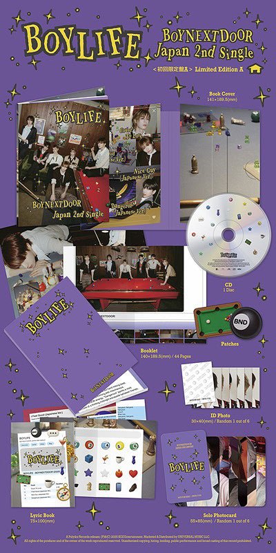BOYNEXTDOOR Japanese Album 2nd Single Album BOYLIFE (Limited A Version) – album ( / / ) | HobiEgo