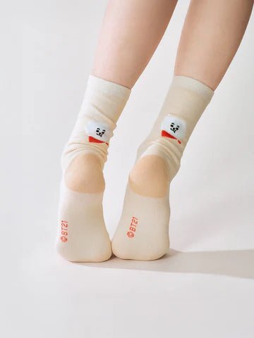BT21 COLOUR FACE SOCKS BASIC – merch  (Jin = RJ / / ) | HobiEgo