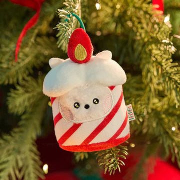 BT21 Mini Minini ORNAMENT PLUSH KEYRING PETITE HOLIDAY – merch (Jin = RJ / / ) | HobiEgo