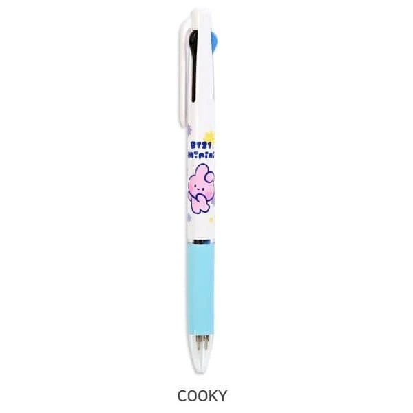 BT21 Minini 3 Colour Ball Point Pen – (Cooky / / ) | HobiEgo