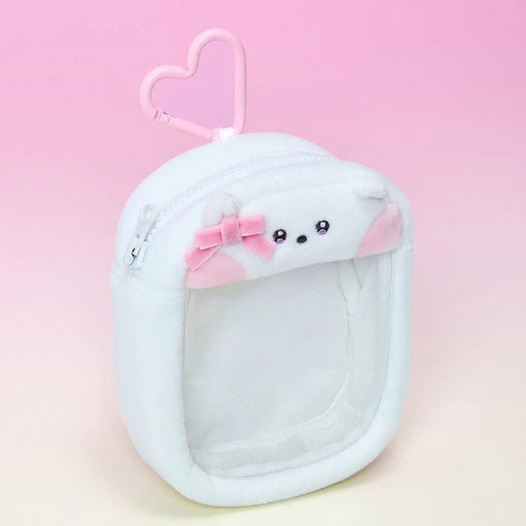 BT21 minini CLEAR BAG CHARM POUCH RIBBONED – merch 8800339451373 (Jin = RJ / / ) | HobiEgo K - pop Shop