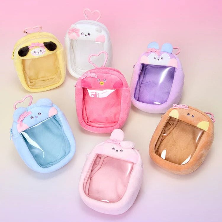 BT21 minini CLEAR BAG CHARM POUCH RIBBONED – merch 8800339451427 (RM = Koya / / ) | HobiEgo K - pop Shop