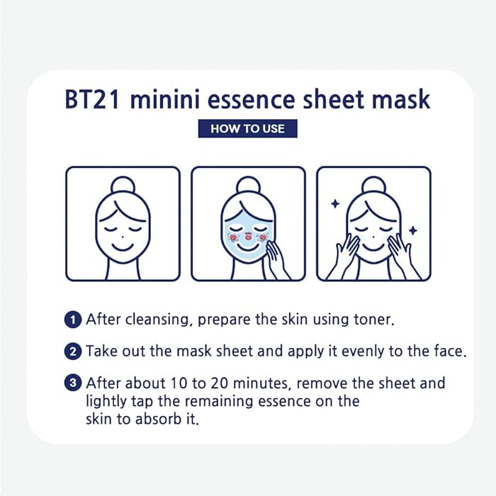 BT21 Minini Essence Sheet Mask – Makeup (Koya / / ) | HobiEgo