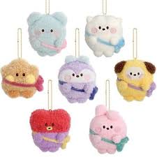 BT21 Minini Plush Keyring PongPong – Plush (Koya / / ) | HobiEgo