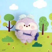 BT21 Minini Plush Keyring PongPong – Plush (Mang / / ) | HobiEgo