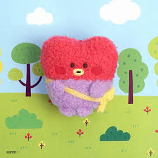 BT21 Minini Plush Keyring PongPong – Plush (Tata / / ) | HobiEgo