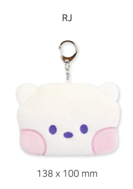 BT21 MININI PLUSH POUCH Medium Size – (RJ / / ) | HobiEgo