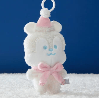 BT21 Official Snowman Plush Keyring 15cm – merch (J - Hope = Mang / / ) | HobiEgo
