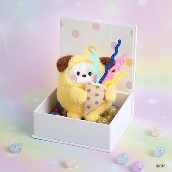 BT21 Pongpong Surprise Plush Keyring – Plush (Chimmy / / ) | HobiEgo