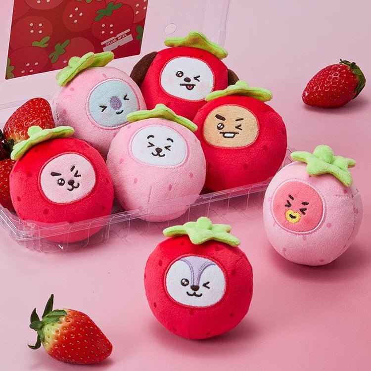 BT21 STRESS BALL STRAWBERRY PARTY – merch 8800312349505 (Koya / / ) | HobiEgo K - pop Shop