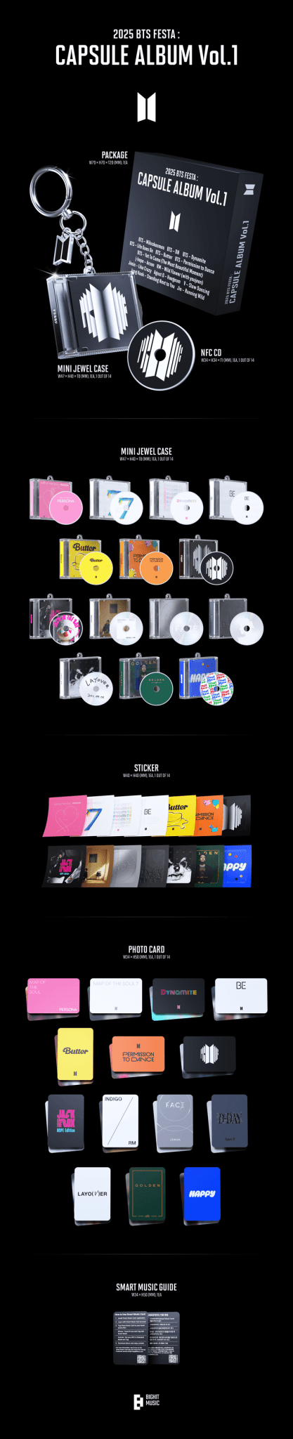 BTS 2025 FESTA : CAPSULE ALBUM VOL.1 – album ( / / ) | HobiEgo