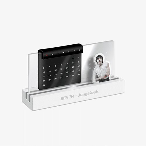 Jungkook (BTS) Official Seven Acrylic Stand Calendar