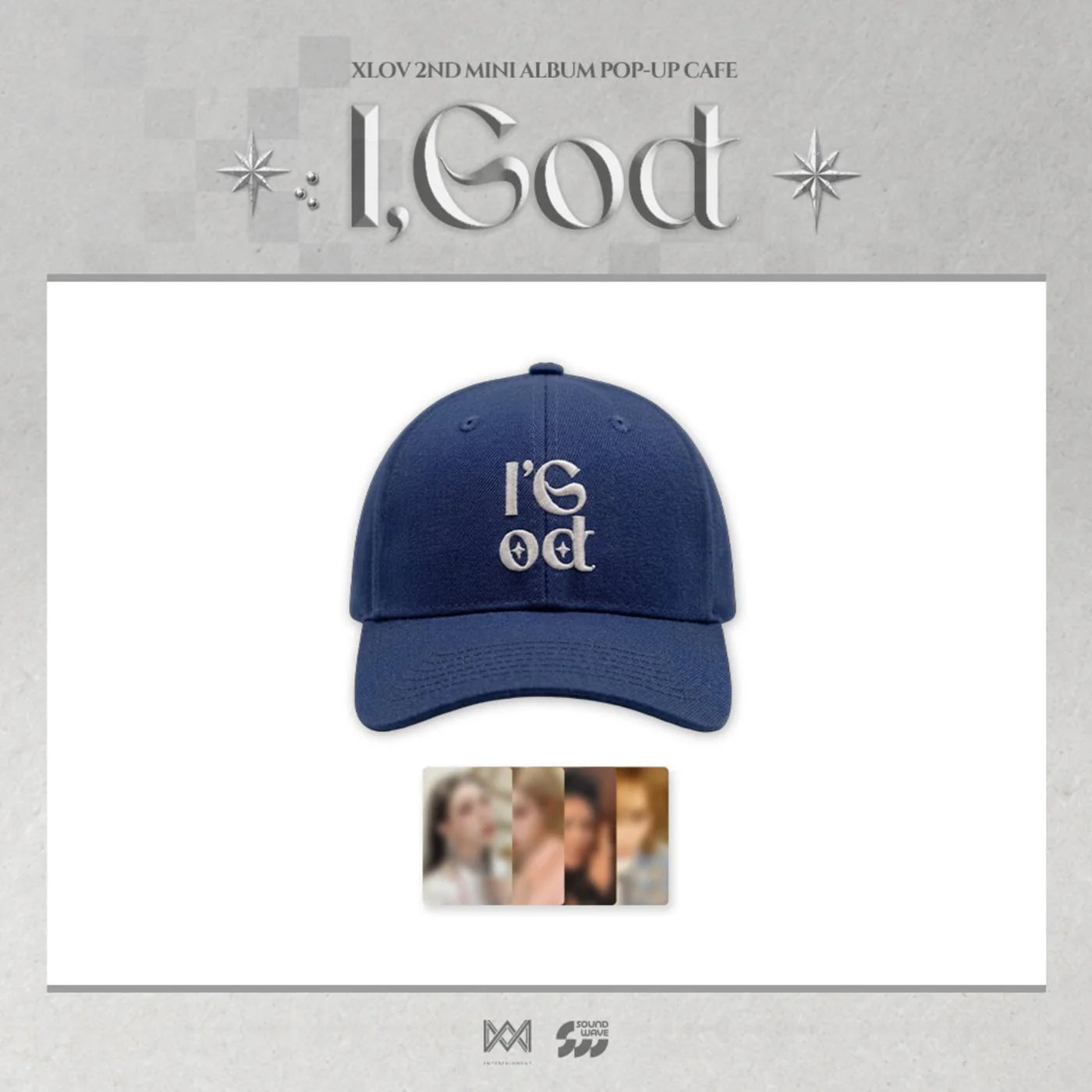 PRE-ORDER XLOV 2ND Mini Album I,GOD Cap