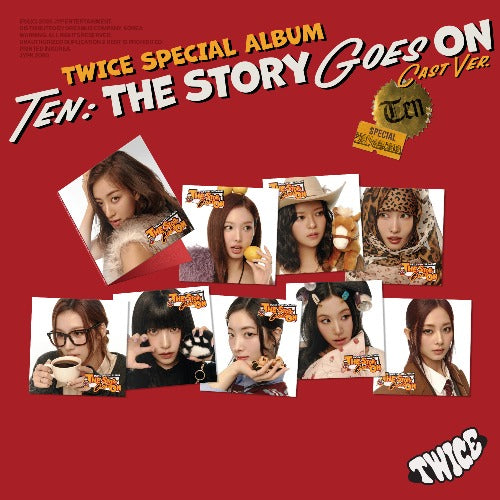 PRE-ORDER TWICE Special Album TEN: The Story Goes On (Cast Version)