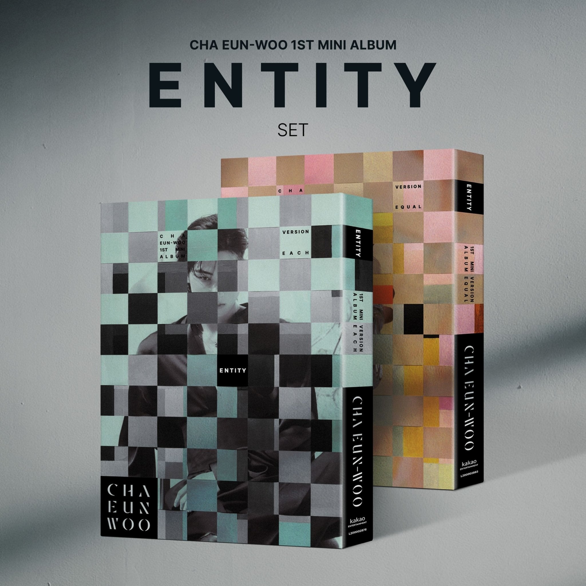 CHA EUNWOO 1st Mini Album ENTITY – album (EACH (BLUE) / / ) | HobiEgo