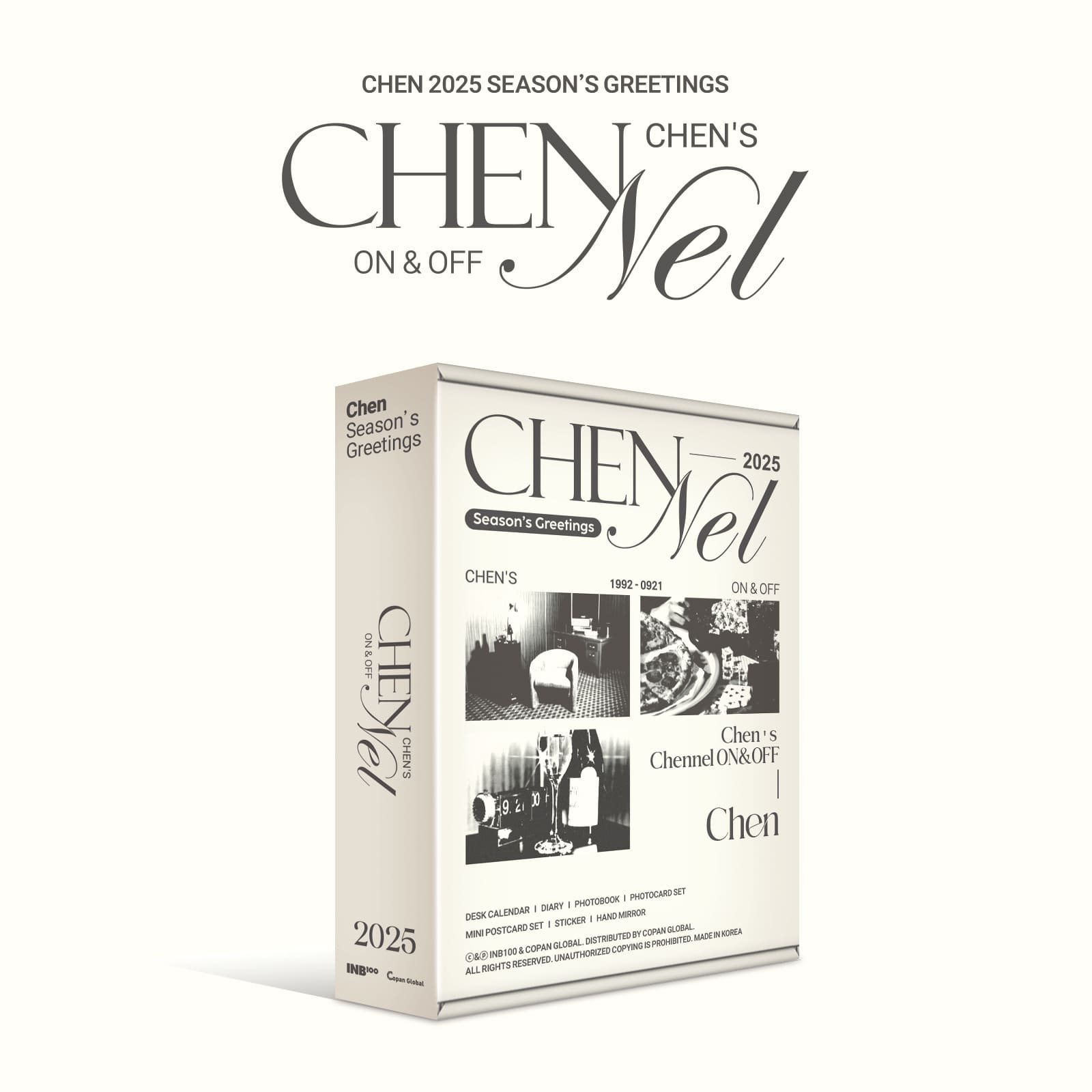 CHEN 2025 Season’s Greetings Chen’s Chennel ON & OFF + Aladin POB – Season's Greetings ( / / ) | HobiEgo