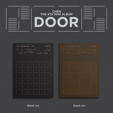 CHEN 4th Mini Album DOOR – album 8809954229848 (Blank (BLACK) / / ) | HobiEgo