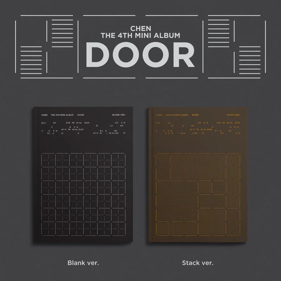 CHEN 4th Mini Album DOOR – album (Blank (BLACK) / / ) | HobiEgo