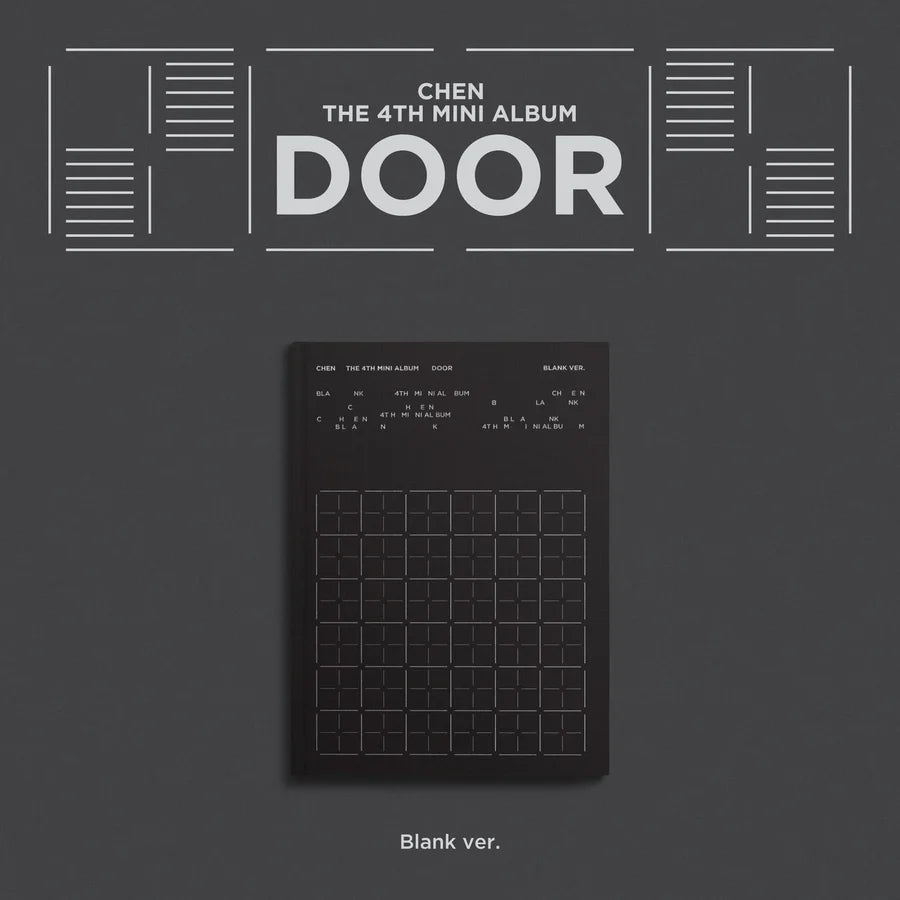 CHEN 4th Mini Album DOOR – album (Blank (BLACK) / / ) | HobiEgo