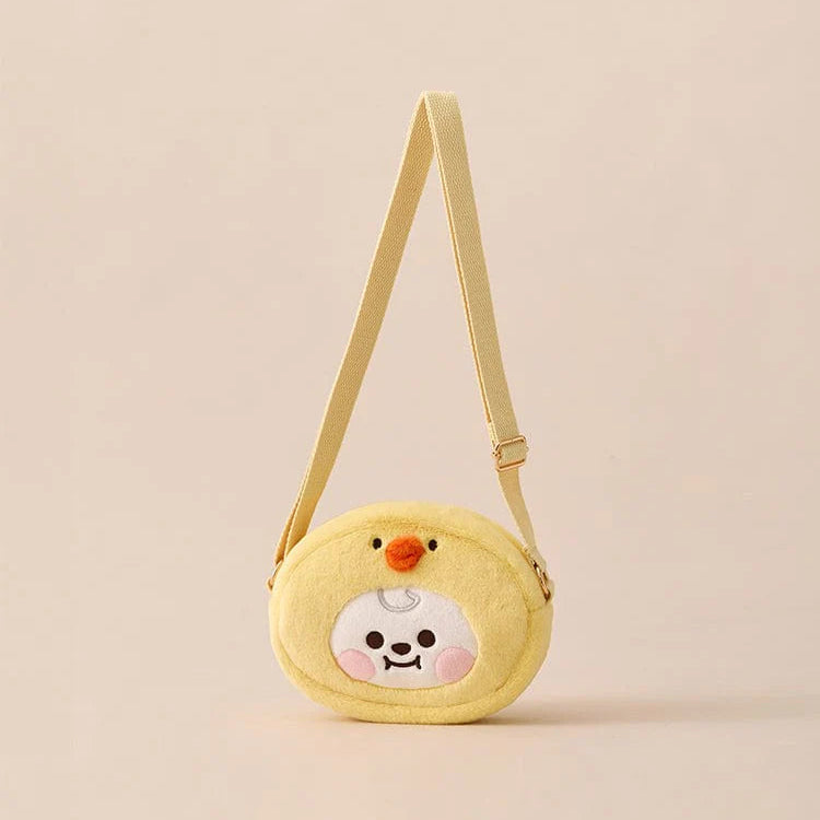 BT21 BABY Fluffy Face Doll Crossbody Bag