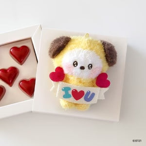 BT21 ILOVEU Minini Plush Keyring