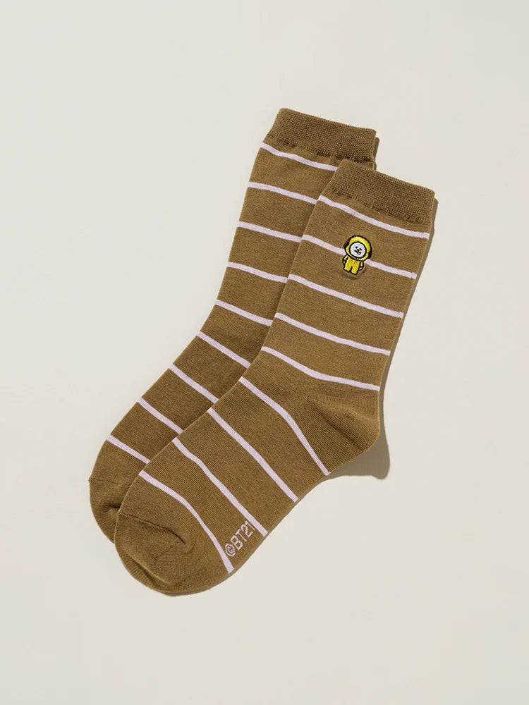 BT21 Basic Stripe Socks