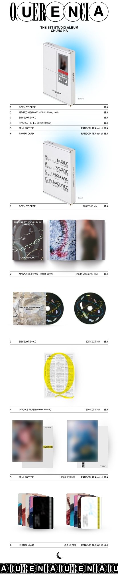 Chung Ha 1st Album Querencia – album ( / / ) | HobiEgo