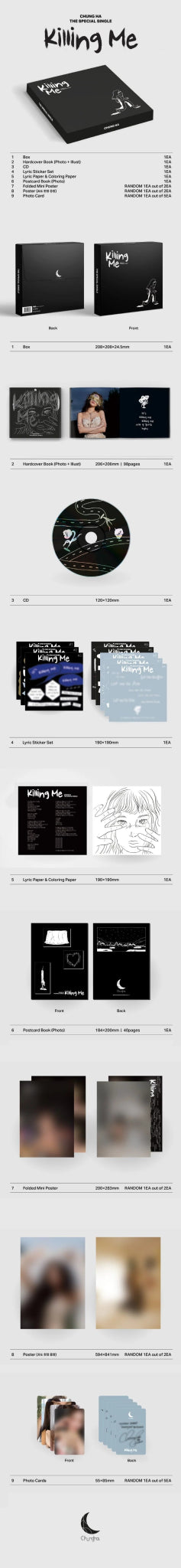 CHUNG HA Special Single Killing Me – album ( / / ) | HobiEgo