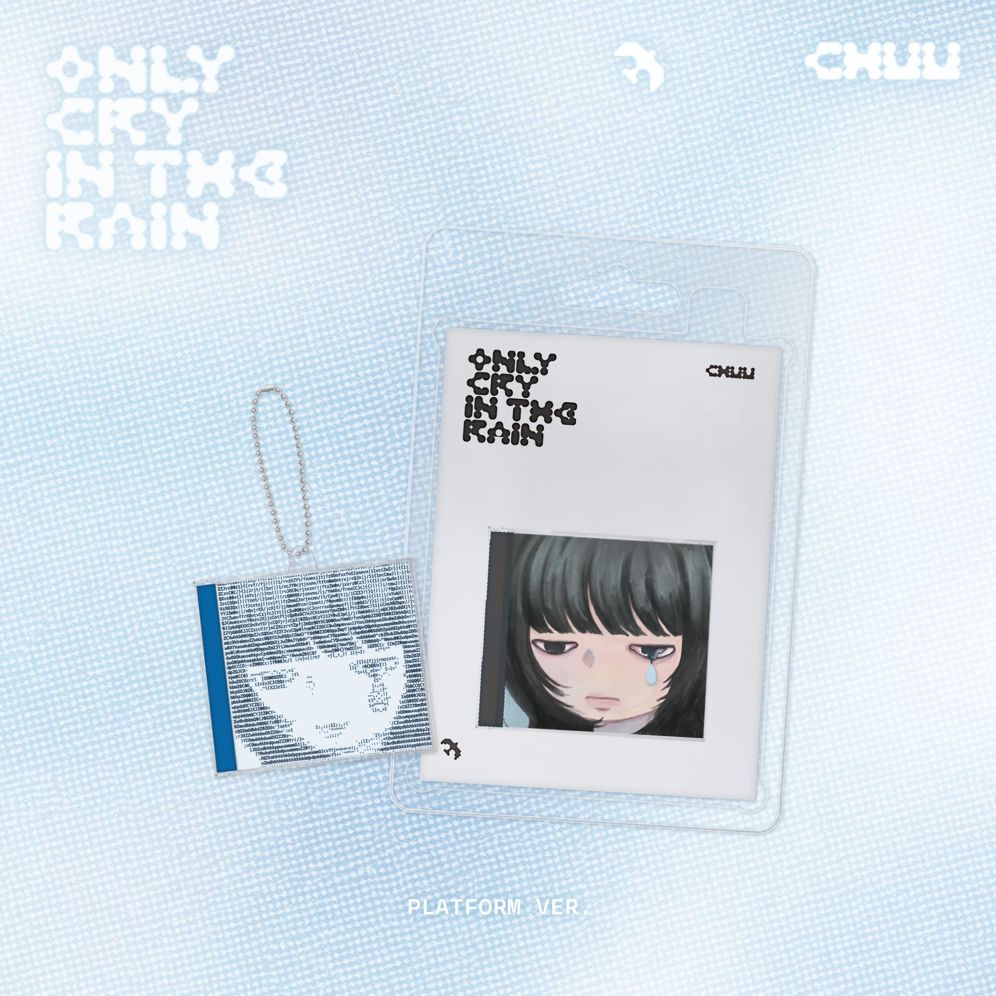CHUU 3rd Mini Album Only cry in the rain (Platform Version) – album (Blue / / ) | HobiEgo