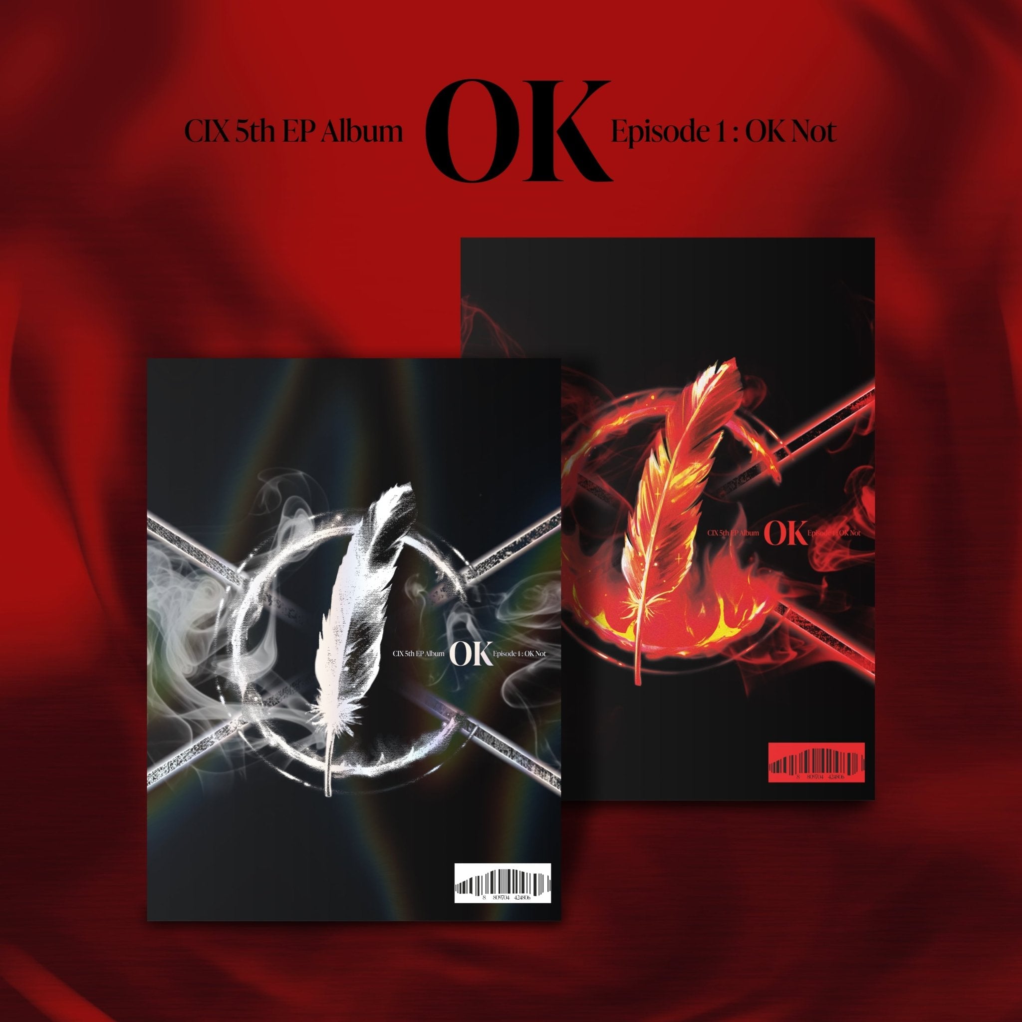 CIX 5th Mini Album 'OK' Episode 1 : OK Not – album (화(火) (WHITE) / / ) | HobiEgo