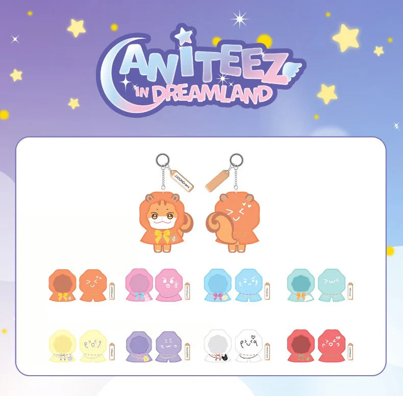 PRE-ORDER ATEEZ ANITEEZ In The Dreamland Keyring Outfit (Wish Cloak)