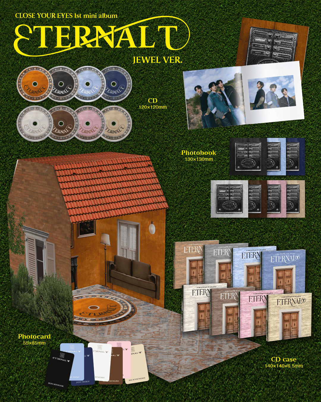 Close Your Eyes 1st Mini Album ETERNALT (Jewel Version) – album (Close Your Eyes / / ) | HobiEgo