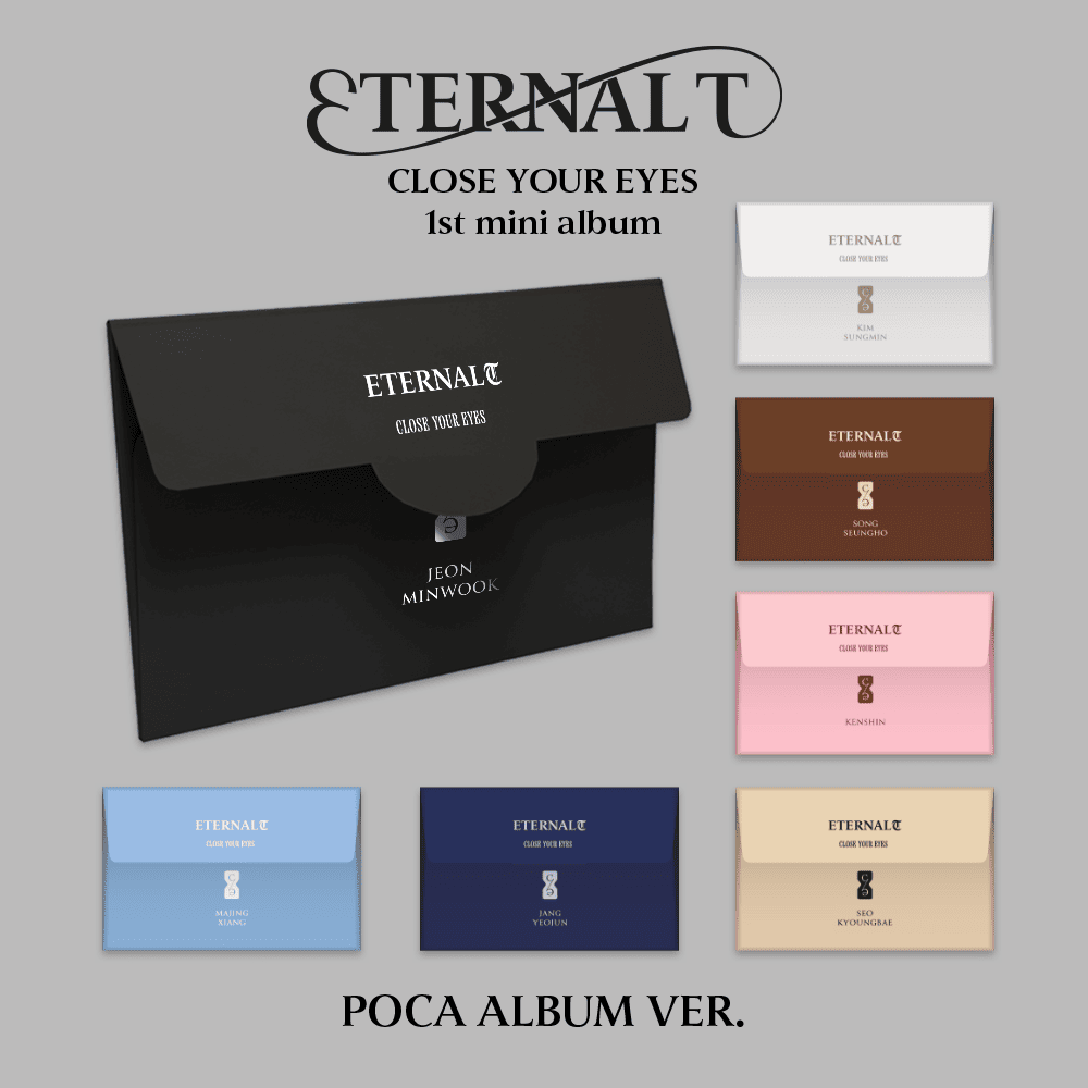 Close Your Eyes 1st Mini Album ETERNALT (POCA Version) – album (Jeon Minwook / / ) | HobiEgo