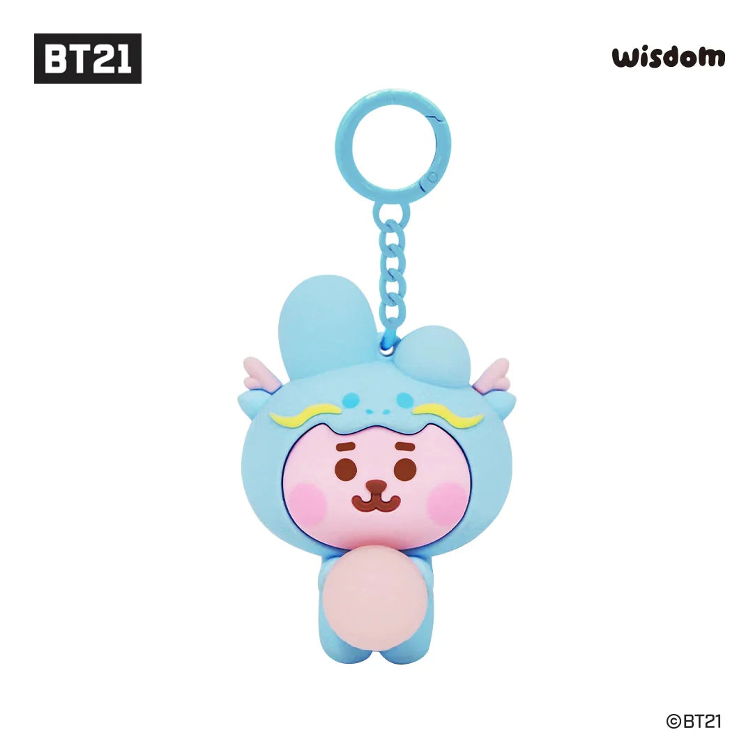 BT21 Dragon Figure Keyring