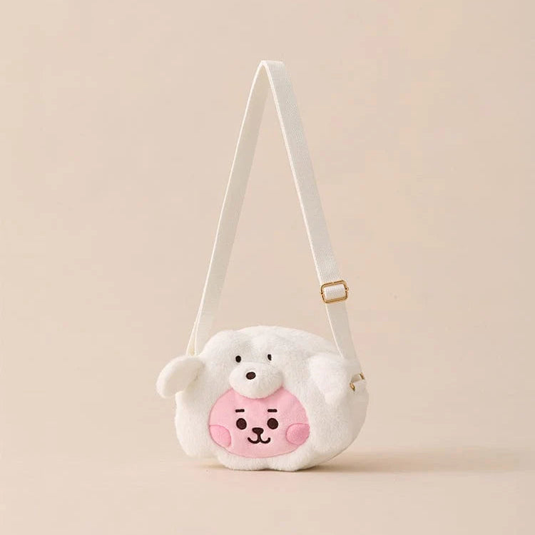 BT21 BABY Fluffy Face Doll Crossbody Bag