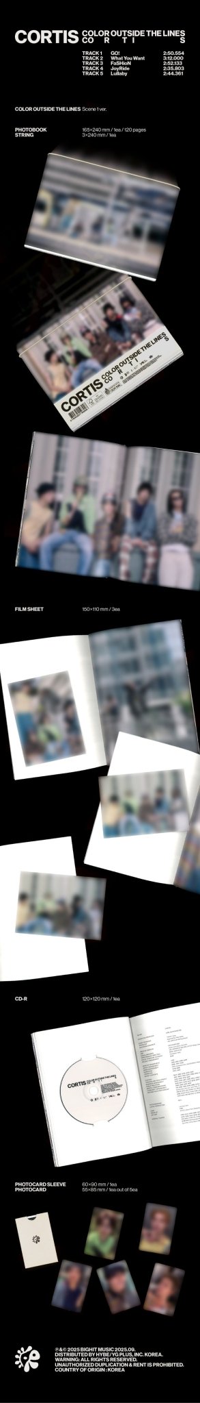 CORTIS 1st EP COLOR OUTSIDE THE LINES – album (Scene 1 / / ) | HobiEgo