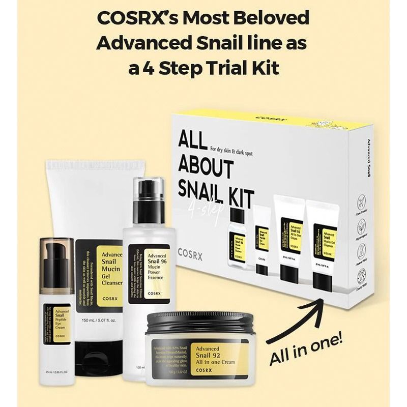 COSRX All About Snail Kit 4 Step Trial Kit – merch 8809598453135 ( / / ) | HobiEgo K - pop Shop