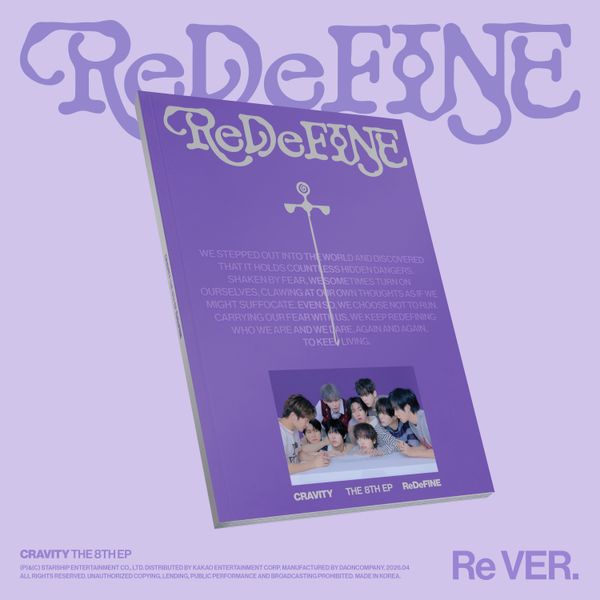 CRAVITY 8th Mini Album ReDeFINE (Re Version) – album 8804775470288 ( / / ) | HobiEgo K - pop Shop