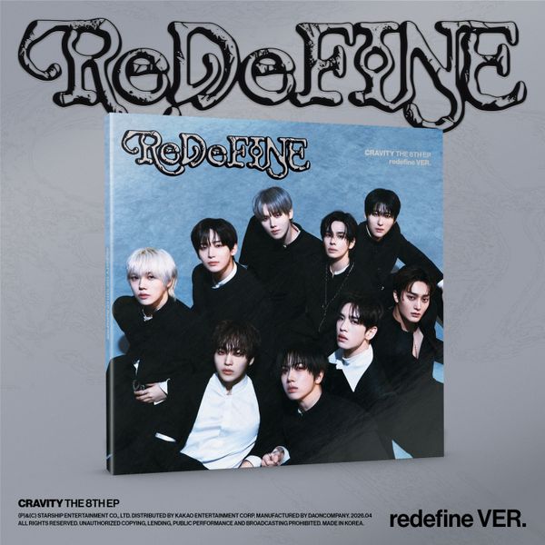 CRAVITY 8th Mini Album ReDeFINE (redefine Version) – album 8804775470318 ( / / ) | HobiEgo K - pop Shop