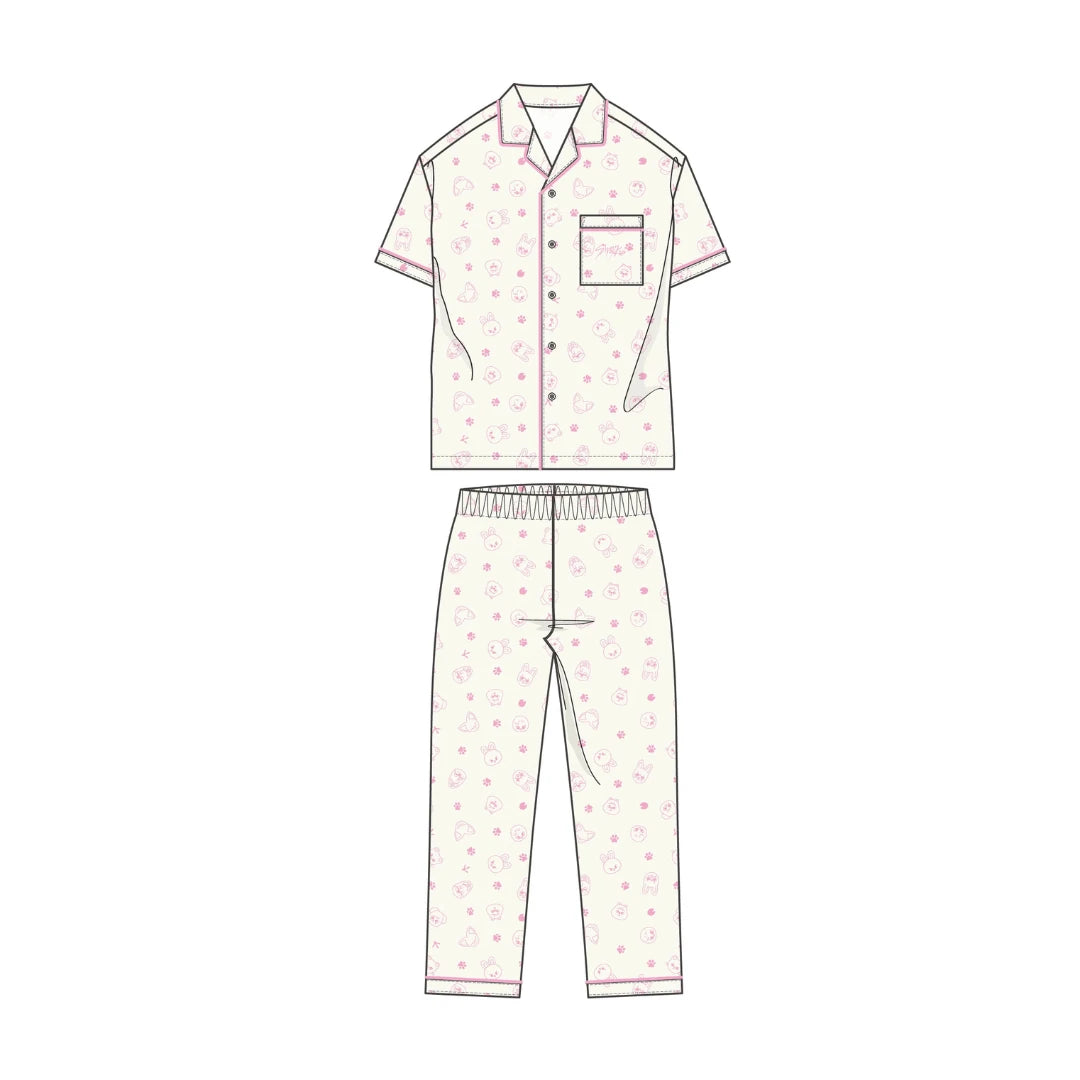Stray Kids JAPAN 6TH ANNIVERSARY FC MD SKZOO Pajamas Size Large