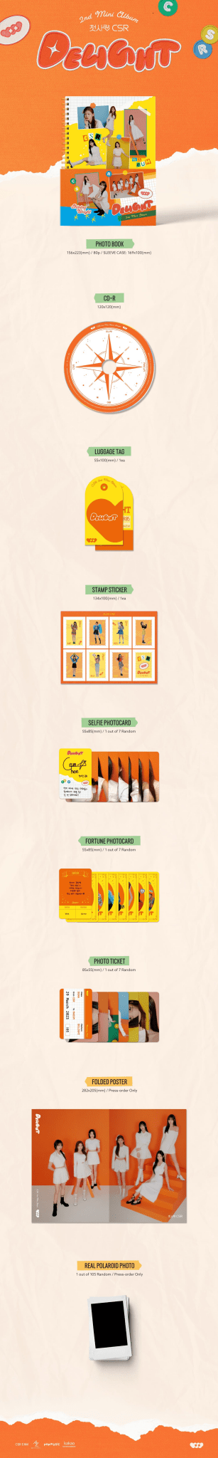 CSR 2nd Mini Album DELIGHT – album ( / / ) | HobiEgo