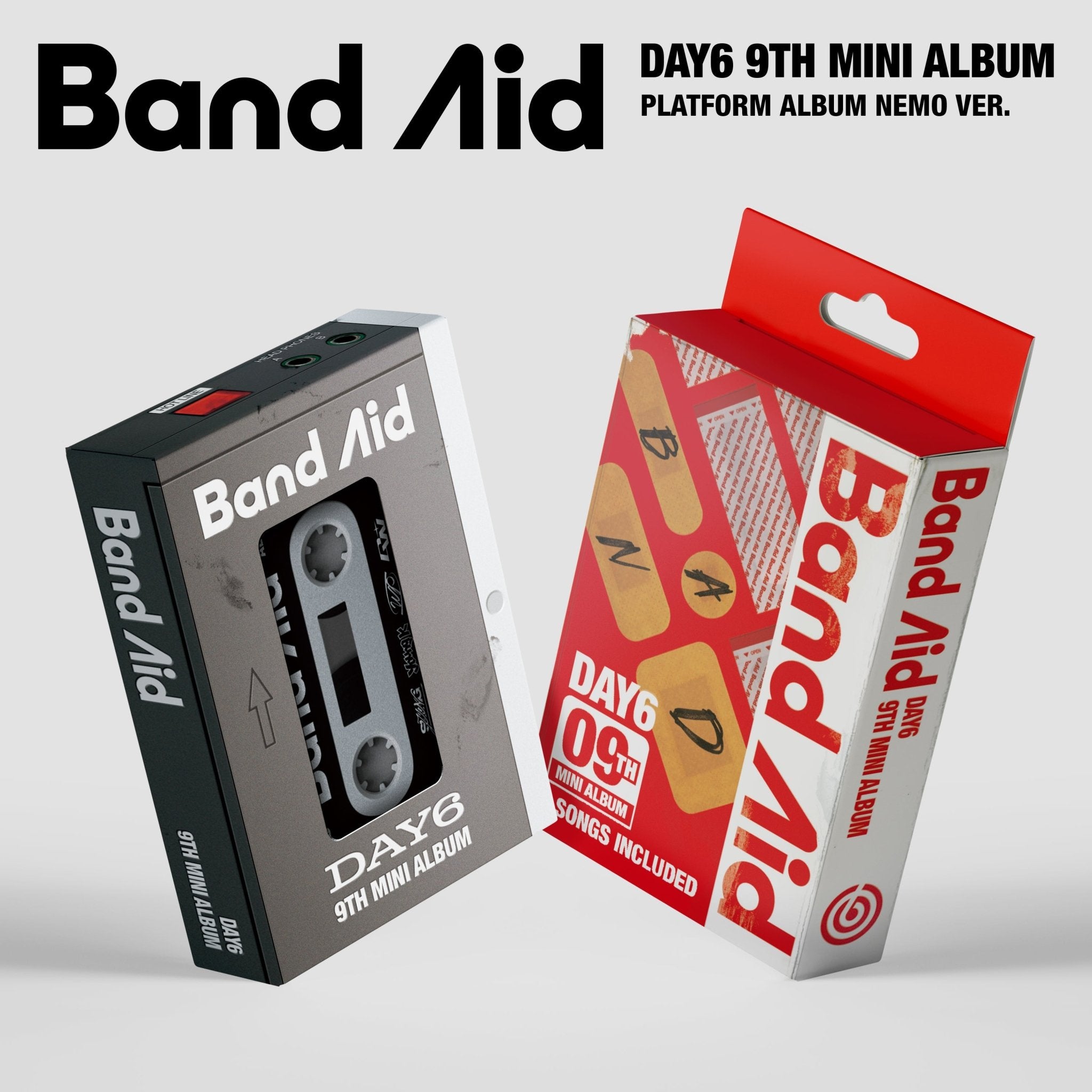 DAY6 9th Mini Album Band Aid Platform Album Nemo Version – album (Rock Band (BLACK) / / ) | HobiEgo