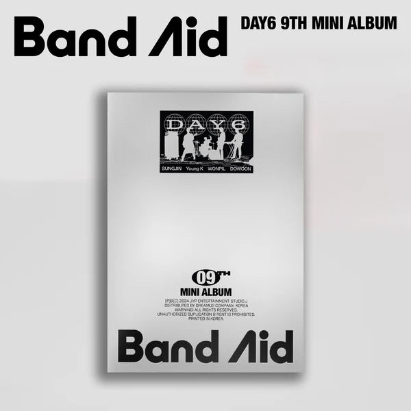 DAY6 9th Mini Album Band Aid – album (Rock Band (BLACK) / / ) | HobiEgo