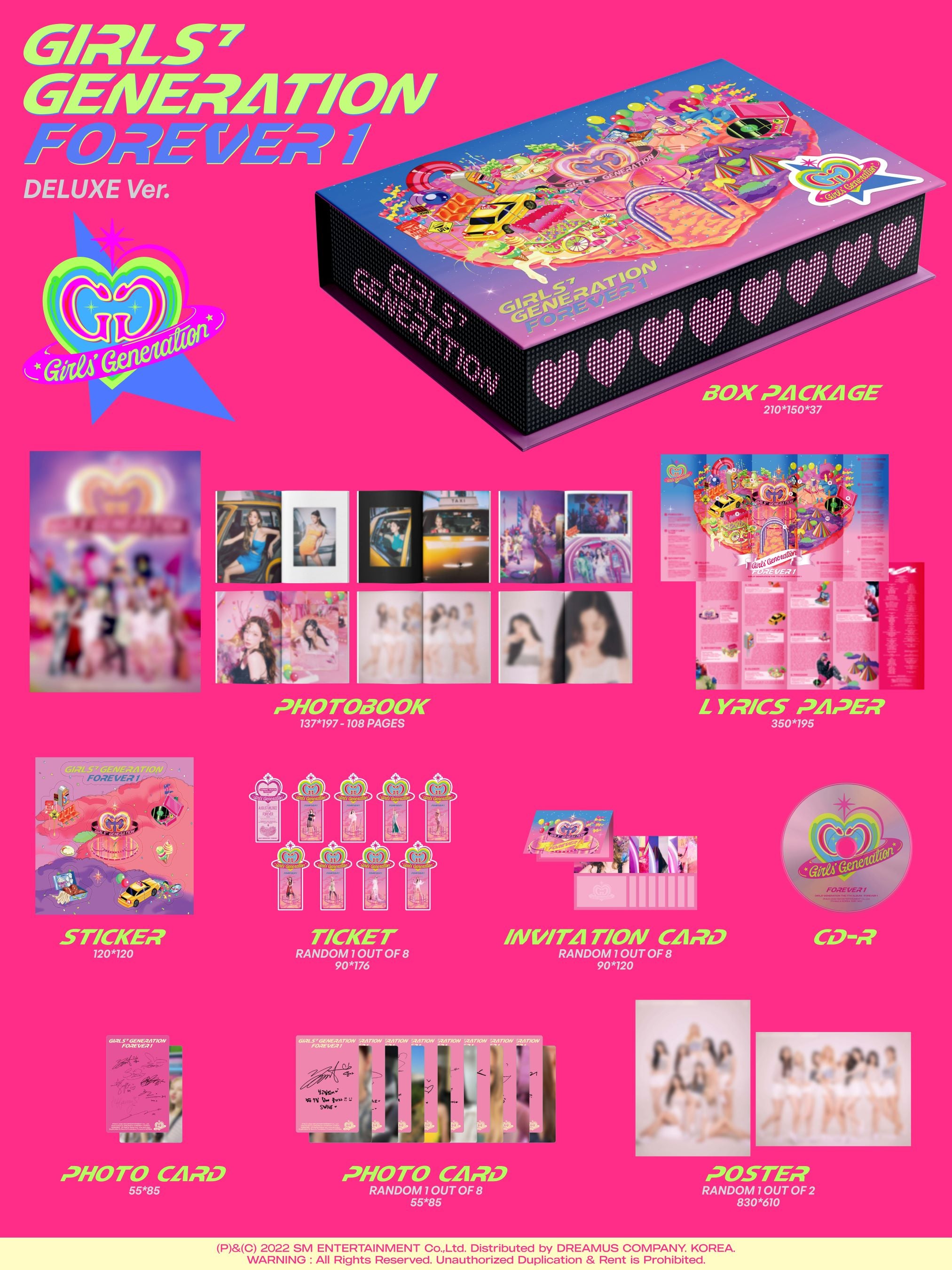 Girls' Generation 7th Album FOREVER 1 (DELUXE Version)