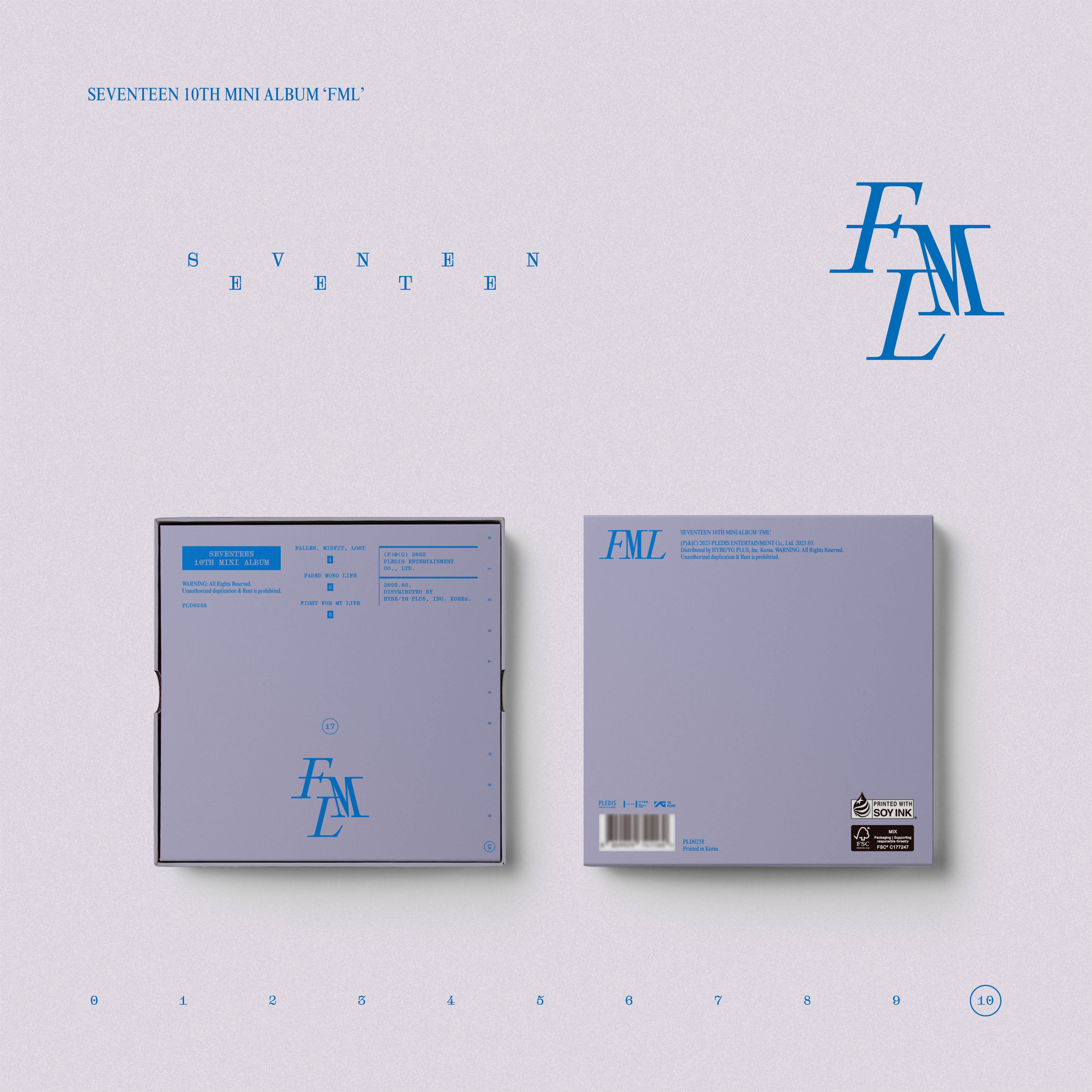 SEVENTEEN 10th Mini Album FML (Deluxe Version)